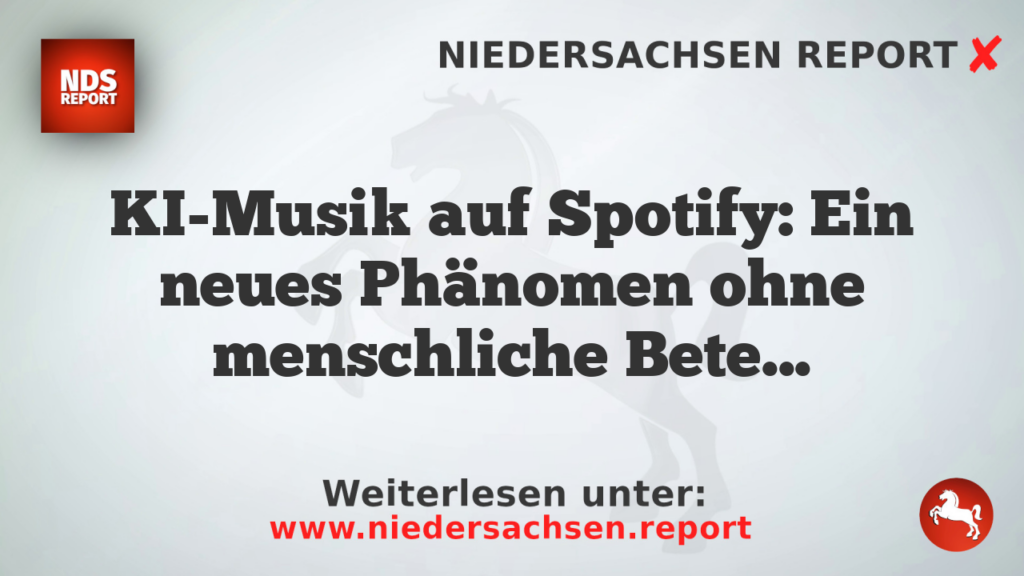 KI-Musik auf Spotify: Ein neues Phänomen ohne menschliche Beteiligung