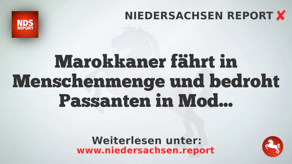 Marokkaner fährt in Menschenmenge und bedroht Passanten in Modena; acht Verletzte