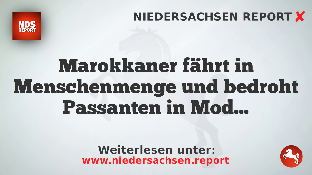Marokkaner fährt in Menschenmenge und bedroht Passanten in Modena; acht Verletzte