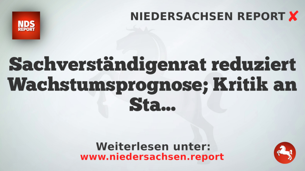 Sachverständigenrat reduziert Wachstumsprognose; Kritik an Staatsverschuldung