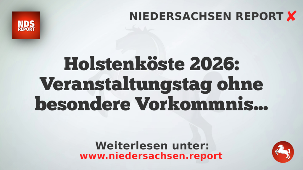 Holstenköste 2026: Veranstaltungstag ohne besondere Vorkommnisse, Ausnahmezustände bei Nachts