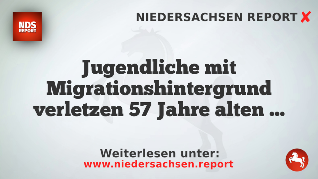 Jugendliche mit Migrationshintergrund verletzen 57 Jahre alten Mann bei Wildtiergehege-Aufenthalt