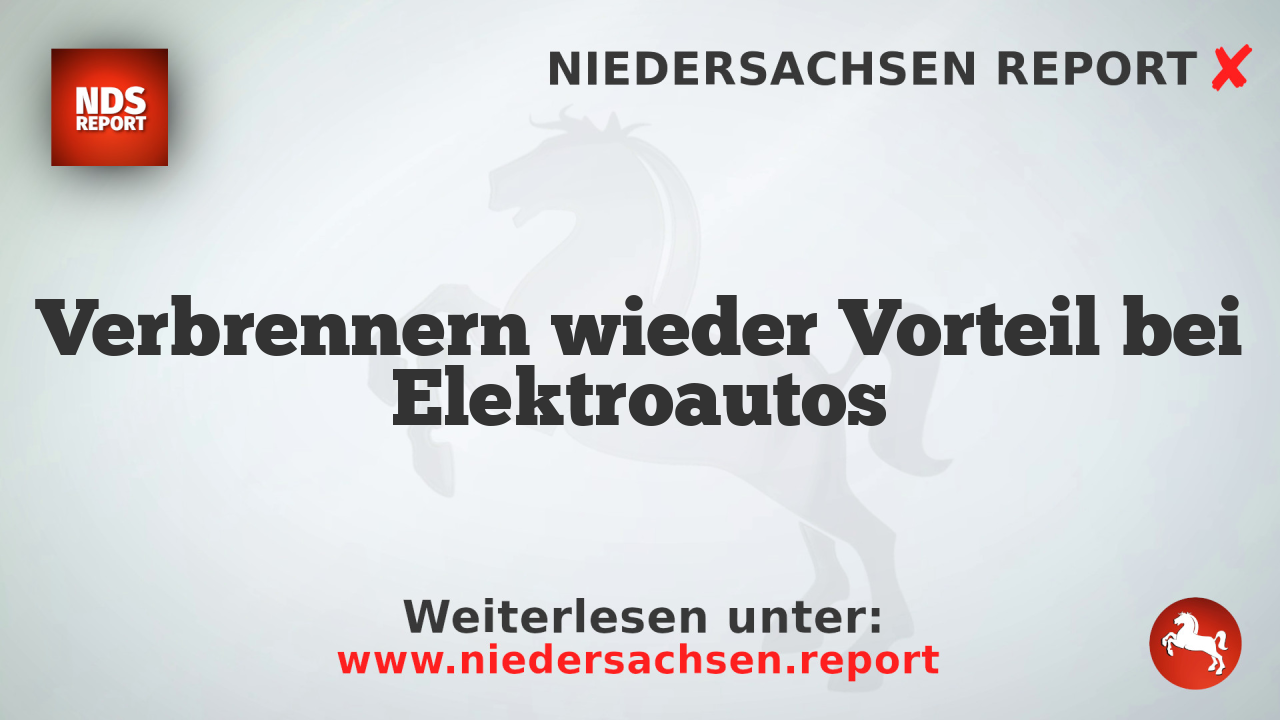 Verbrennern wieder Vorteil bei Elektroautos