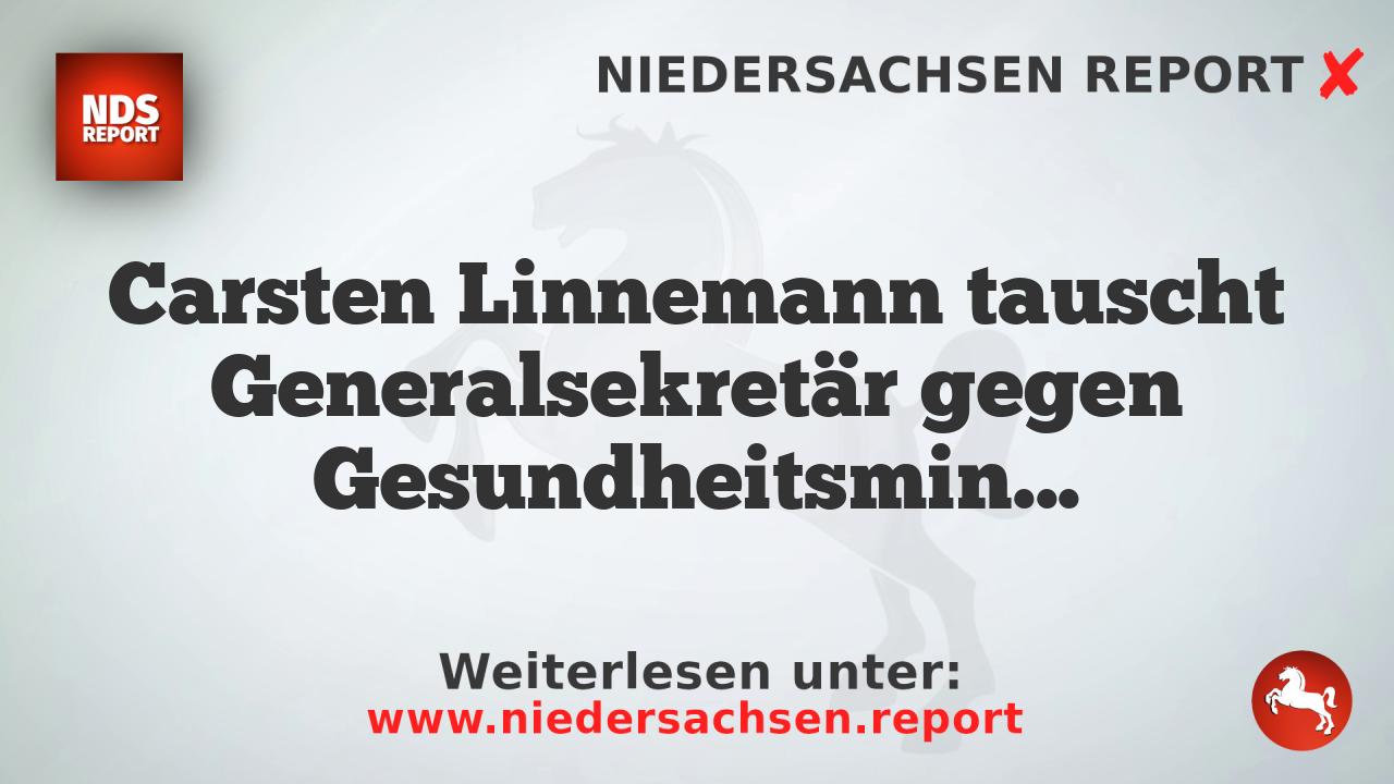 Carsten Linnemann tauscht Generalsekretär gegen Gesundheitsministerposten