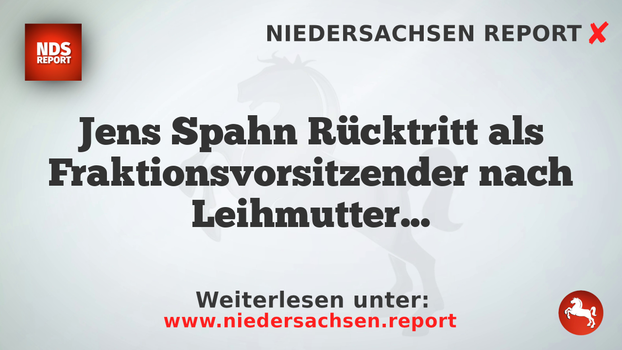 Jens Spahn Rücktritt als Fraktionsvorsitzender nach Leihmutterschafts-Skandal