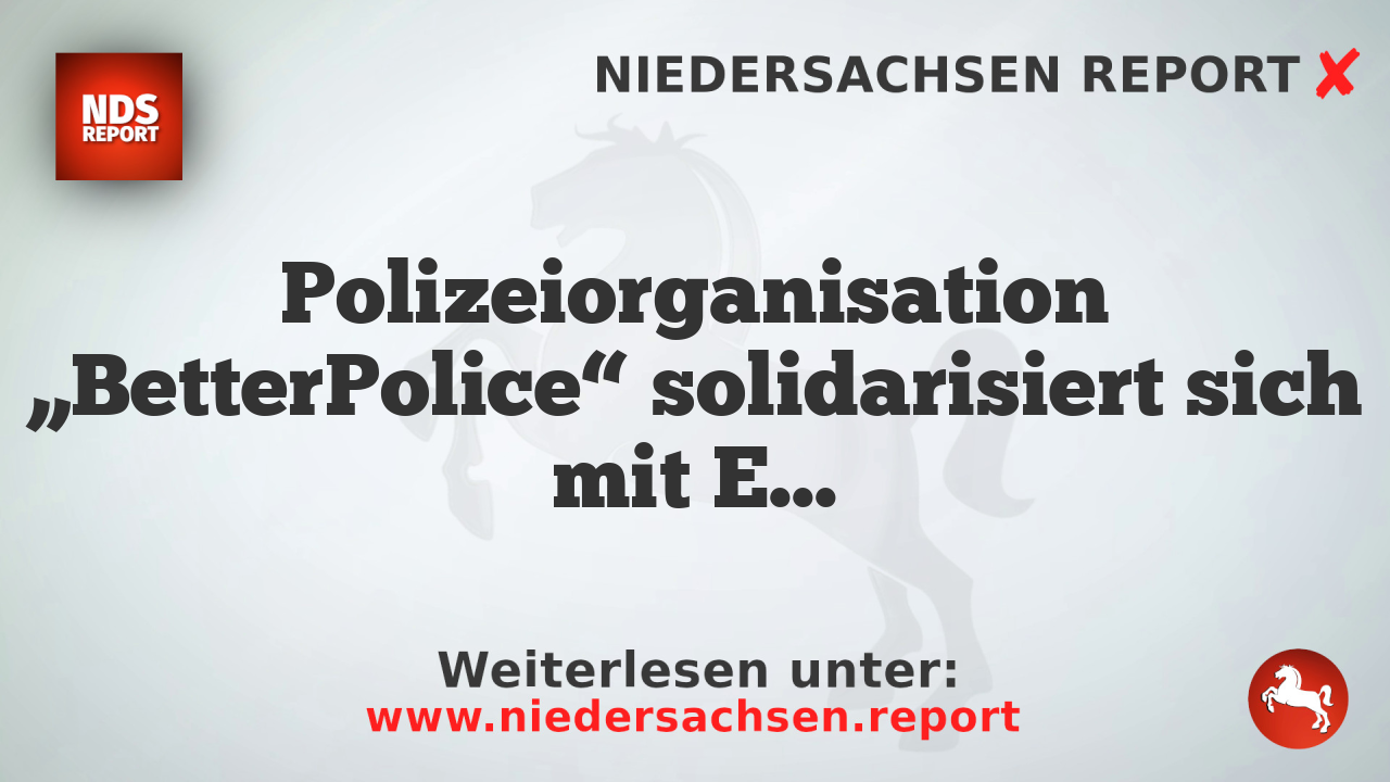 Polizeiorganisation „BetterPolice“ solidarisiert sich mit Extremisten-Bündnis „Widersetzen“